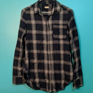 Blue Hollister Flannel